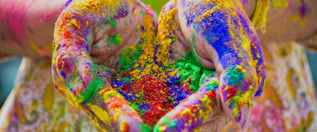 Holi Festival Nepal, colors
