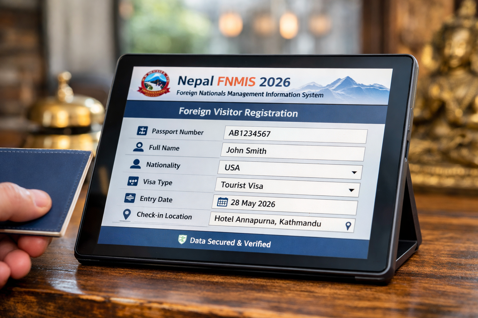 Nepal has launched the Foreign Nationals Management Information System (FNMIS)